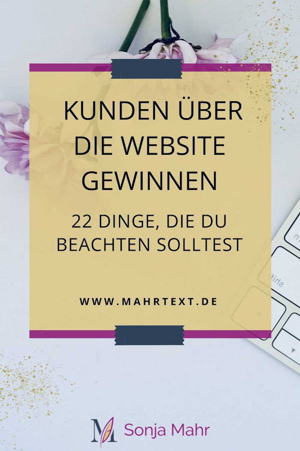 Kunden über Website gewinnen 22 wichtiige Dinge